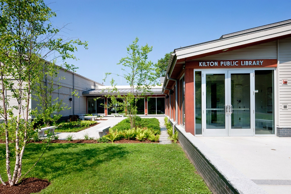 Courtyard of the Kilton Public Library